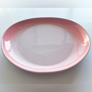Le Creuset Pink Large Dinner Plate Petal Collection - Rare Piece NEW